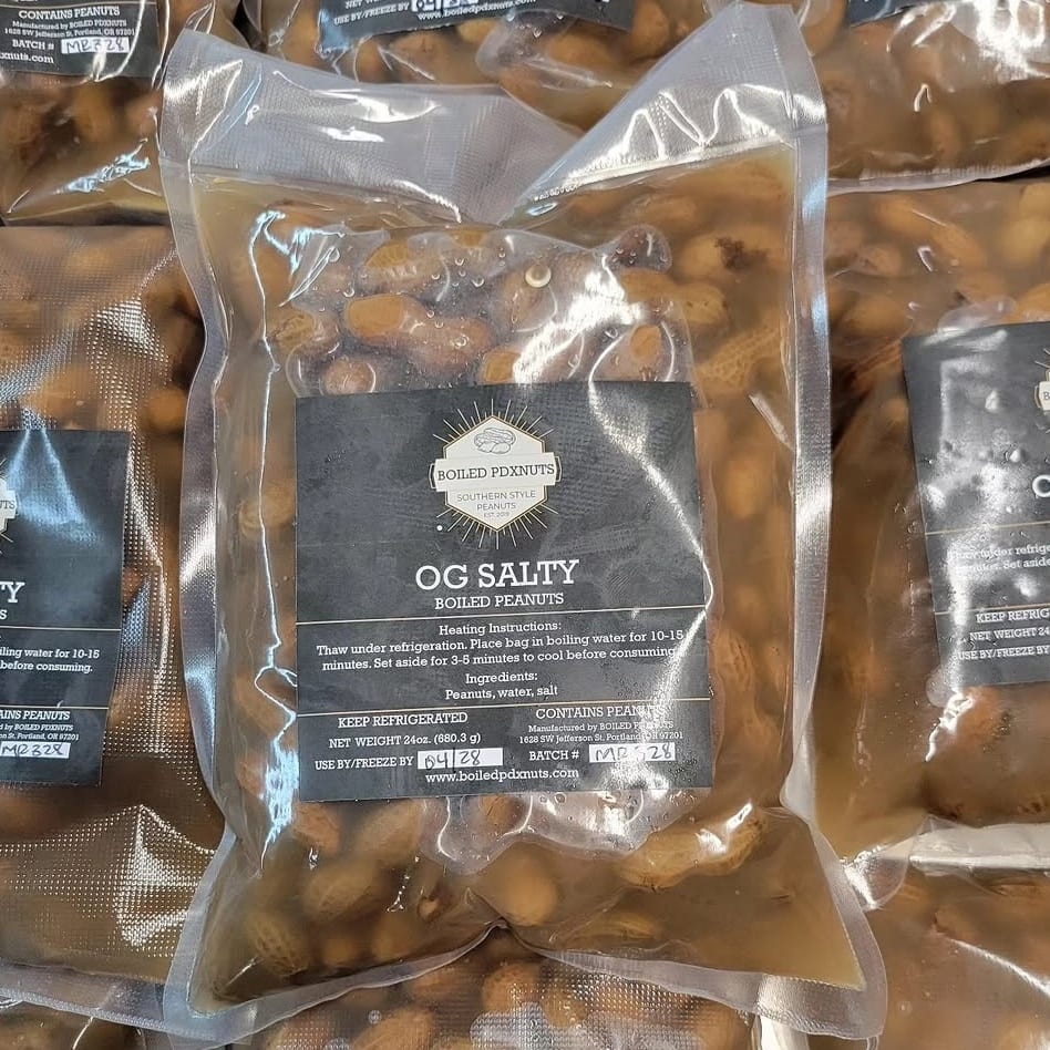 Boiled peanuts, OG salty.