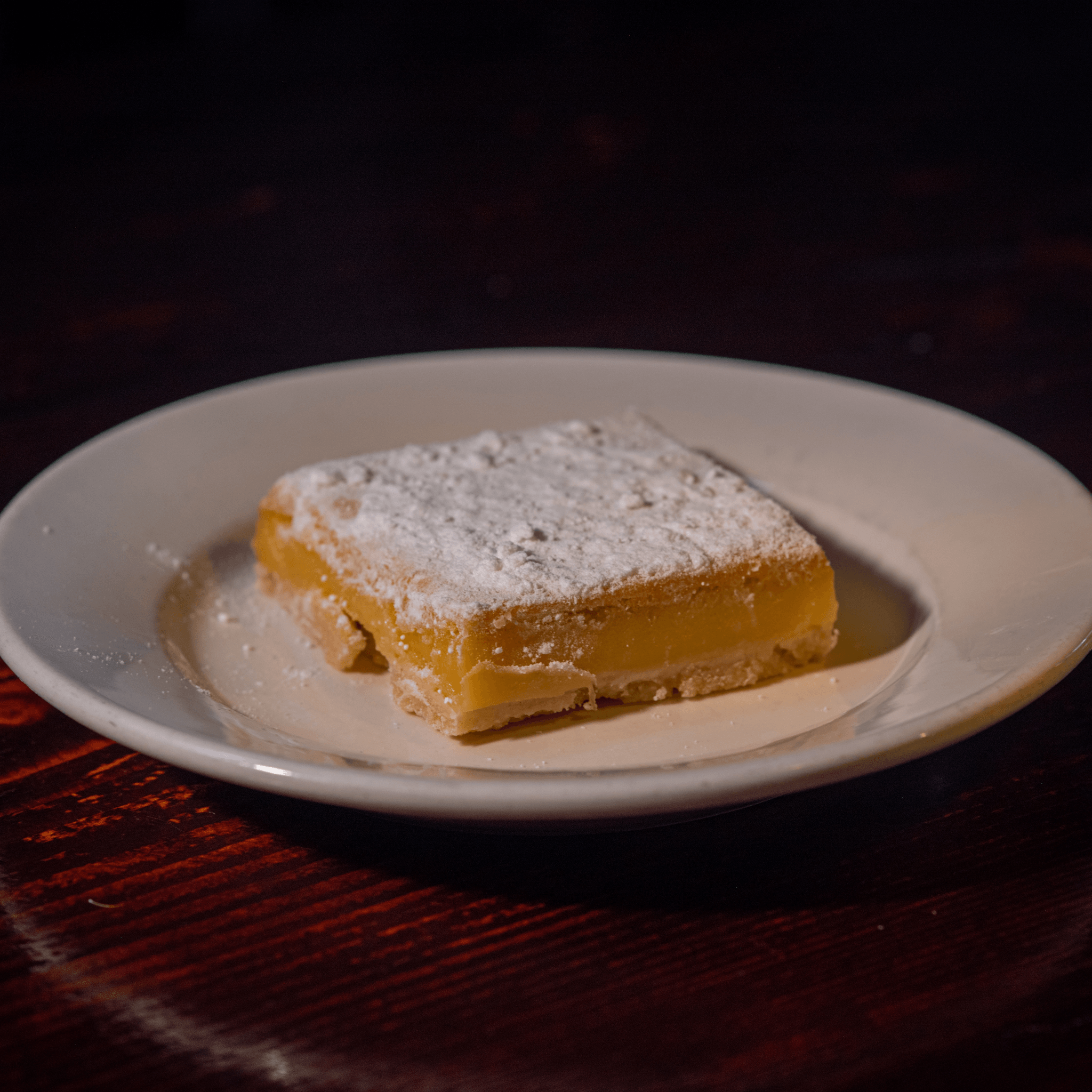 Luscious lemon squares.
