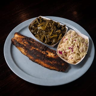 Blackened catfish plate