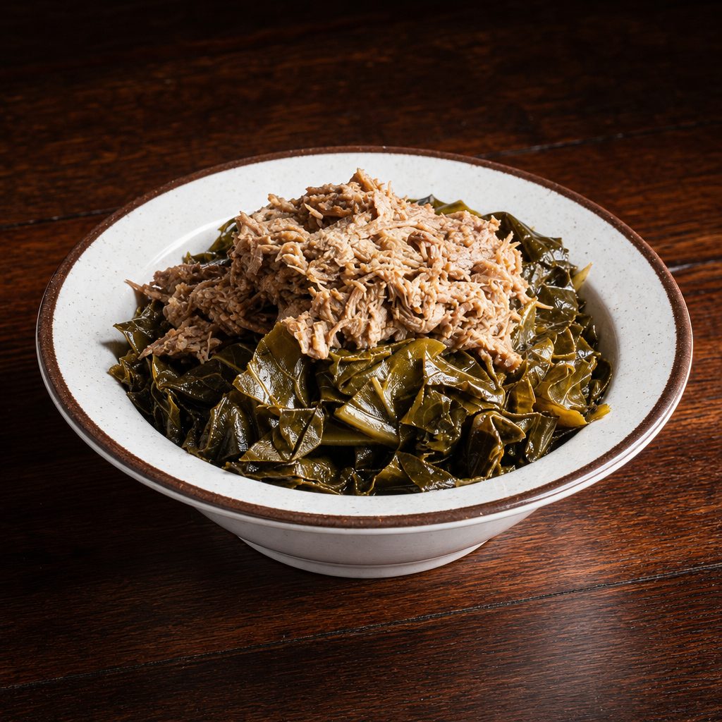 Cup collard greens.