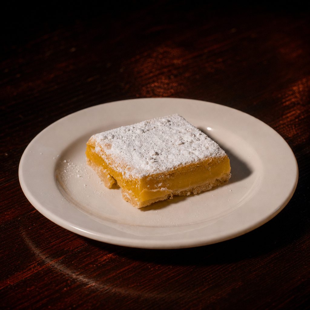 Luscious lemon squares.