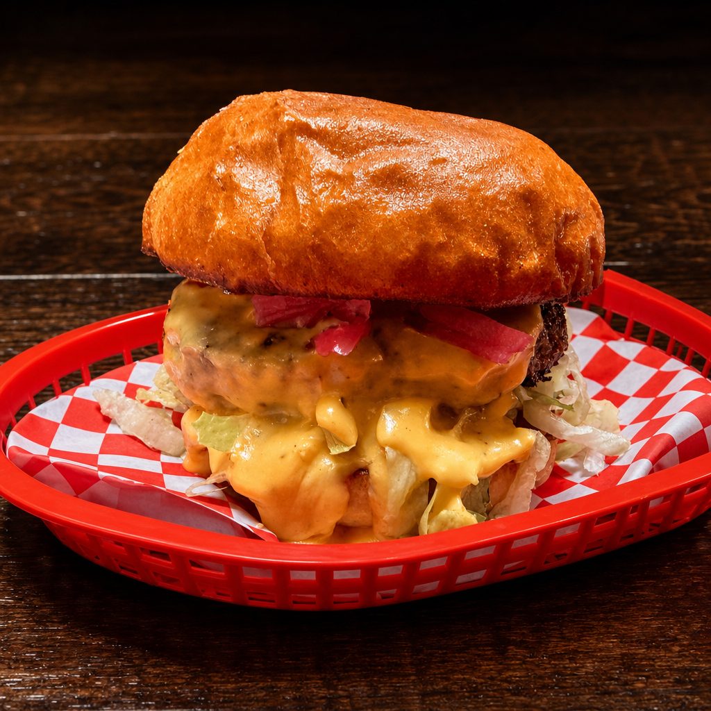 Blackout burger.