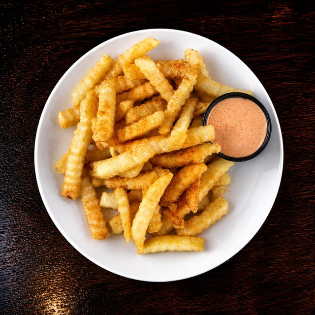 Small crinkle fries.