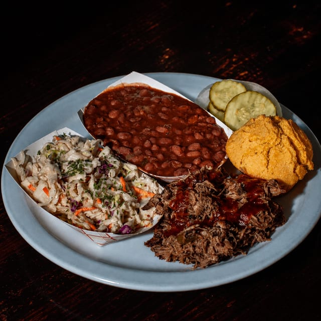 Pulled pork plate.