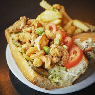 Fried shrimp po boy 6in