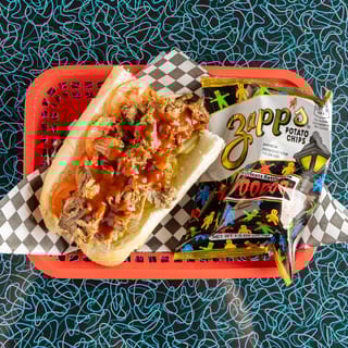 Pulled pork po boy 6in