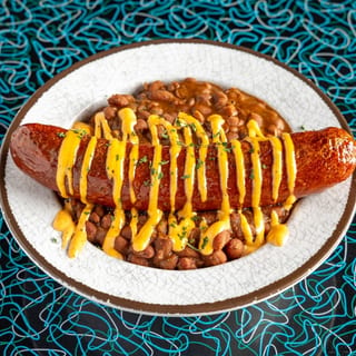 Andouille sausage plate